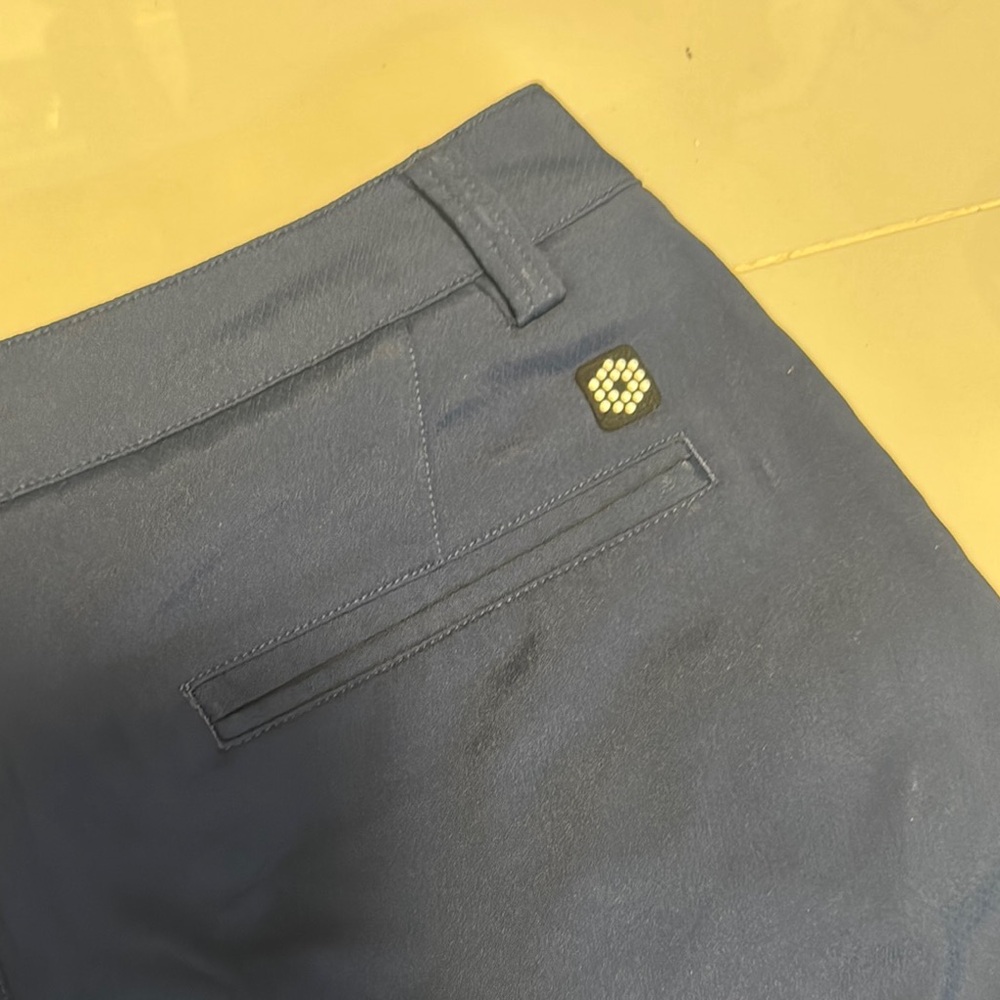 Puma Blue Flat Front Shorts - Picture 5 of 5